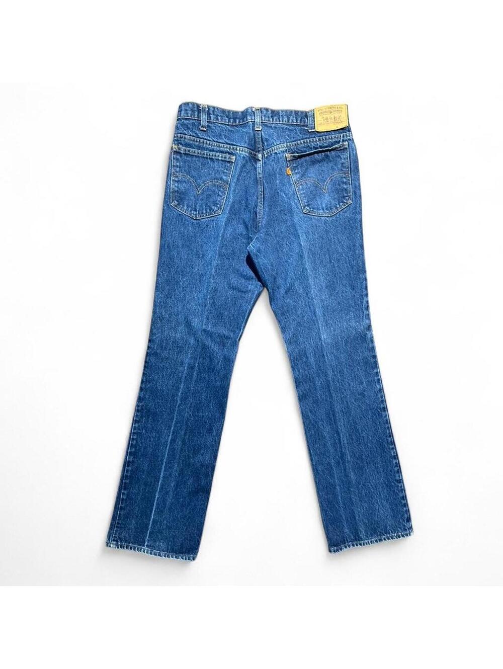 Vintage 80s Levis 517 Orange Tab Boot Cut Denim Jeans USA